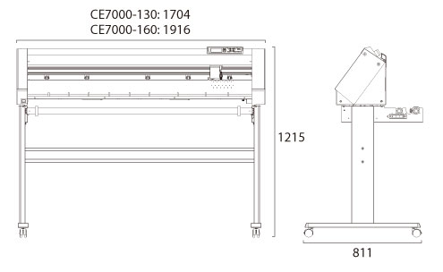 CE7000-130/160 Dimension CE7000-130/160 Dimension