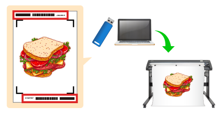 Data Link Function <small>(Barcode Data Management/Continuous Cutting)</small>
